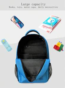 Mochila de regreso a la escuela para niños - Mochila para niños gamers para niños, niños y adolescentes, escuela primaria y secundaria - Mochilas para niños de 6 a 18 años, mochila escolar de videojuegos de 16 pulg. para viajes