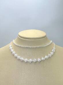 Women Necklace Sets - 金色 - 查看 3