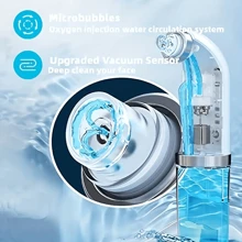 USB 充电黑头提取器 - 持久便携的毛孔吸尘器，打造完美肌肤，轻松清洁面部和去除粉刺，适合作为情侣、男朋友/女朋友的情人节礼物 - 彩色 - 查看 9