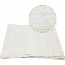 Handmade Tufted Embroidery Fabric, Yellow Thread Fabric, Carpet Base Fabric