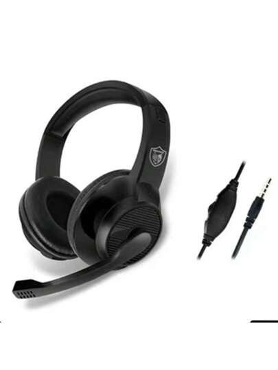 Audífonos para gaming – Cómodas almohadillas de memory foam, Micrófono con cancelación de ruido que al girar se pone en modo mudo