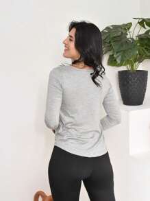 Women T-Shirts - Màu Xám nhạt - Xem 2