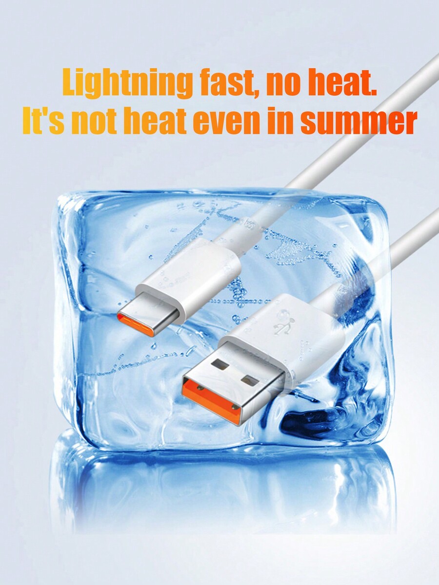 3pcs Upgraded 6A Lightning Fast Charging TypeC Cable, With Intelligent