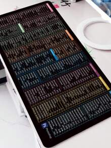 Alfombrilla De Ratón Con Atajos De Oficina En Español 80*30cm - Negro - Ver 3