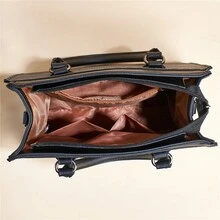 3Pcs All-Match Multi-Pocket Tote Bag Set, Solid Color Shoulder Bag & Coin Purse & Card Holder, Perfect Women Bag Set For Commuting - Blue - View 2