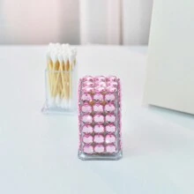 1 件钻石套装收纳盒，适用于棉签、牙签、牙线，适合卧室、客厅和桌面使用 - 彩色 - 查看 12