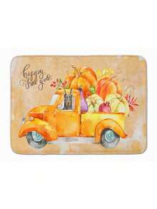 Carolines Treasures CK2616RUG Fall Harvest Doberman Pinscher Machine Washable Memory Foam Mat - 彩色 - 查看 2