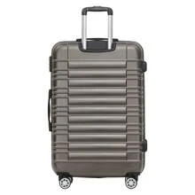 20" Kleiner Handgepäck-Trolley-Koffer, leichter 4-Rollen-Spinner-Rollkoffer mit Passwortschloss und erweiterbarem Stauraum, ABS-Hartschalen-Reisekoffer für Schule, Geschäftsreisen und Reisen