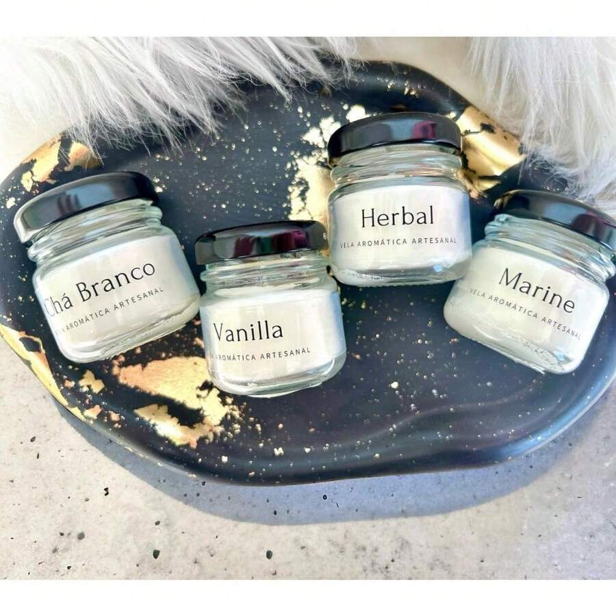 Nến thơm - trắng - Xem 1