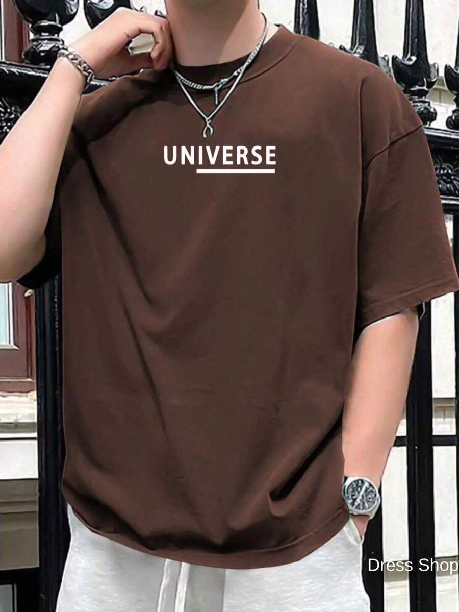 Men Shirts - 鏽棕色 - 查看 1