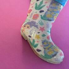 BOTA DE LLUVIA INFANTIL - Blanco - Ver 2