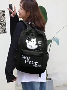 Women Functional Backpacks - 黑色 - 查看 2