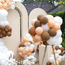 1 paquete de Cierres de globos con helio con cordón, paquete de 50 + 1 rollo de cinta de globos para hacer guirnaldas de globos, cierre de globo blanco, cuerda de globo con helio para boda/fiesta de cumpleaños/fiesta - Multicolor - Ver 6