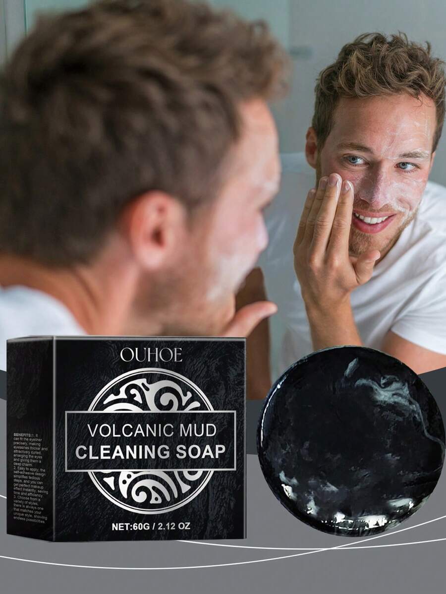 Volcanic Clay Face Soap, Face Soap, Face Scrub Bar, Face Soap Acne