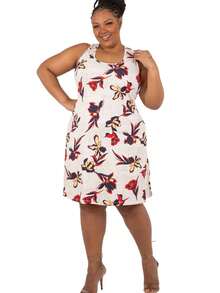 Plus Size Dresses - Pink - View 2