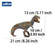 [Tem certificado infantil] Brinquedo modelo de dinossauro realista, estatueta de animal selvagem, brinquedo sensorial e presente de festa, adequado para decoração de quarto de crianças ou meninas e meninos