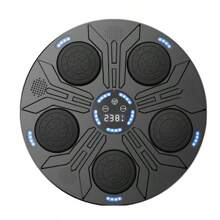 1pc Intelligent Music Boxing Machine, Bluetooth Music Boxing Target, Home Fitness Punching Bag Trainer - Black - View 4