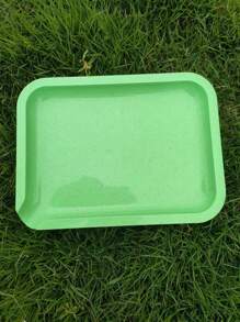 1 pieza Bandeja de plástico, bandeja para enrollar cigarrillos, bandeja de almacenamiento, bandeja decorativa (tamaño aleatorio de entrega), útiles escolares - Multicolor - Ver 5