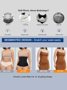 Women Sweat Waist Trimmer Trainer Sauna Corset Workout Belt Belly Band Stomach Wraps Body Shaper Sports Girdle