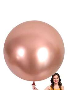 1 pieza Globo de metal extra grande de 36 pulgadas para decoración de fiestas y como utilería para fotografía - globo metálico de 36 pulgadas - Ver 7