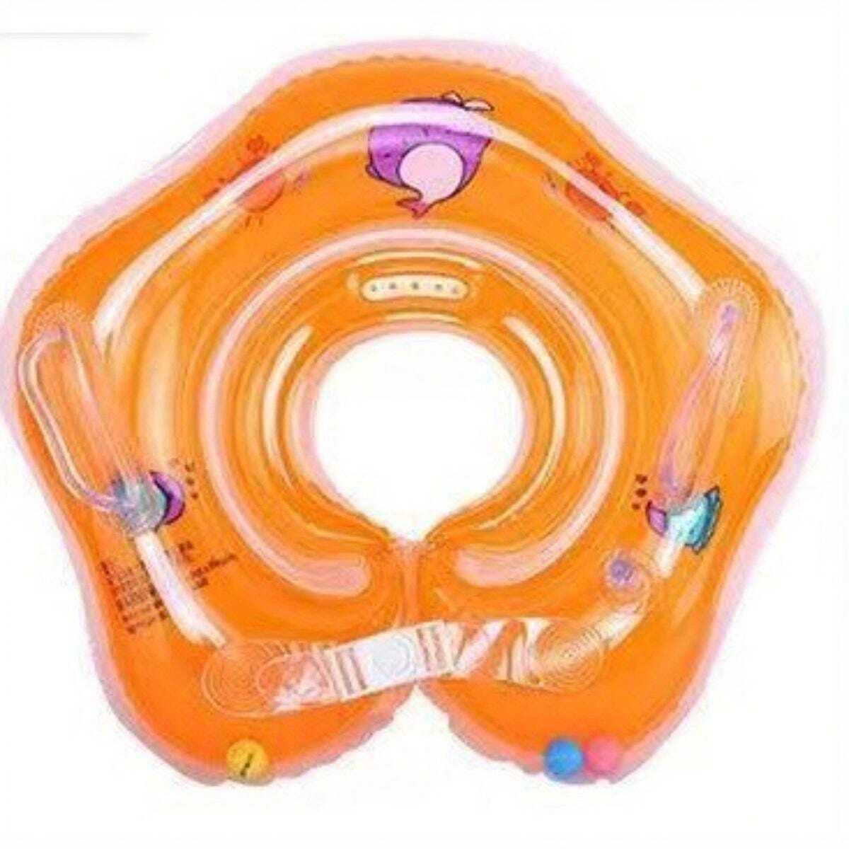 Adjustable Baby Swimming Ring Neck Float For Newborns, Infant Bathing