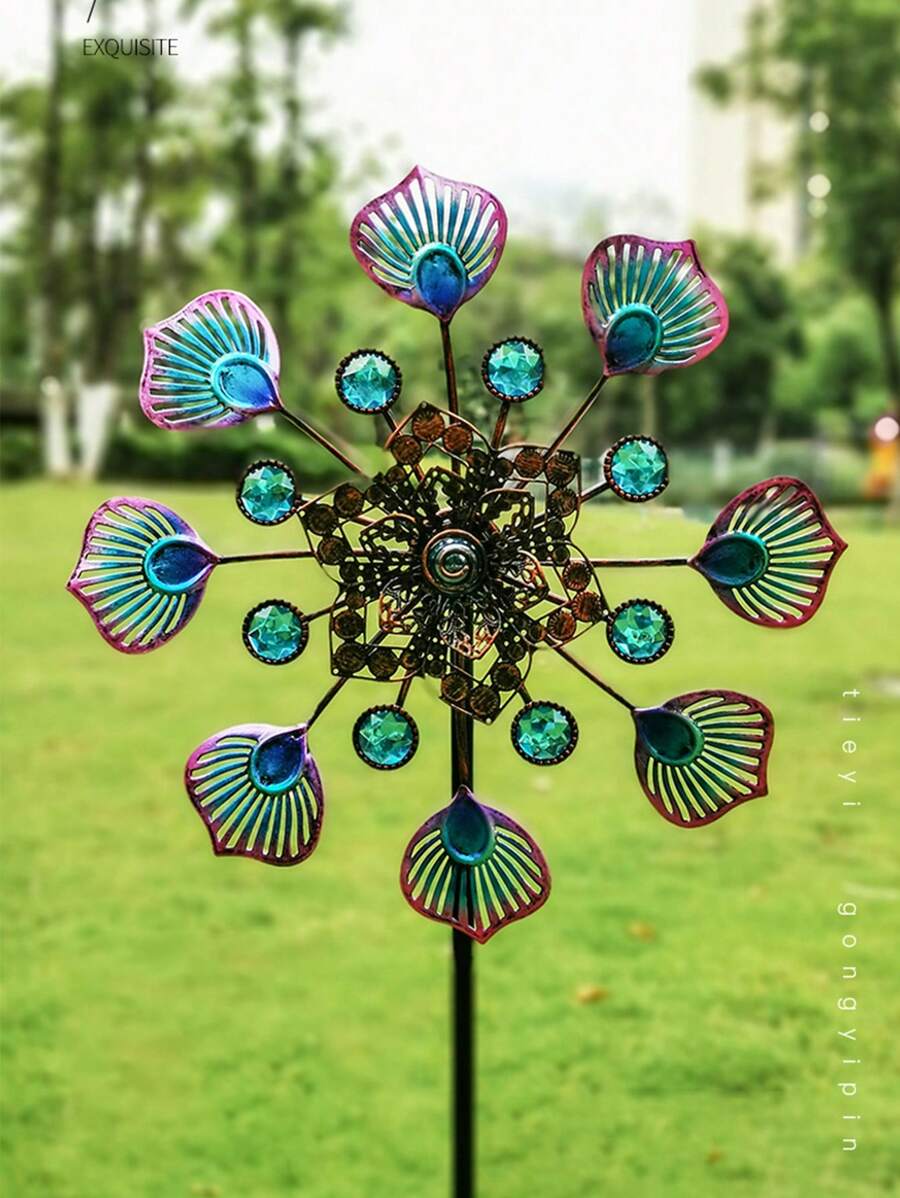 Moulin à Vent Jardin, Moulin A Vent Jardin Exterieur, Eolienne De Jardin, Carillon à Vent, Moulin à Vent De Jardin Pour La Décoration Des Jardins Terrasses Pelouses Et Patios 88730129