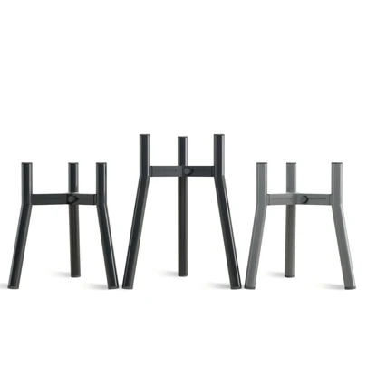 可調節金屬提高式狗碗架，適用於大型和特大型犬，兼容寬7到10.6英寸狗碗，單個高架狗食碗架（不包括碗）