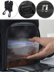 1pc Customized Shoulder Lunch Bag Large Capacity Name Custom In 4 Fonts Lunch Insulated Box Crossbody Cooler Handbags Crossbody Bag Personal Tailor Organizer Thermal Shoulder Bag Canvas Food Tote Bag Insulating Lunch Box Bag For Office For Work Camping Picnic Bag Fridge Bag