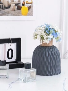 1入組塑料花瓶，高15cm，-友善環保塑料組裝，不可加水。否則會滲漏，輕便不怕摔，適用於牆壁裝飾，花藝布置，婚禮，派對，家居裝飾，桌面裝飾。 - 彩色 - 查看 8