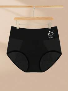 MIOTAN 女性生理褲安全三角褲防漏透氣舒適 - 黑色 - 查看 6