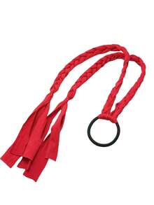 6pcs Colorful Fabric Braided Hair Ties For Handmade Braids And Buns - Multicolor - View 7