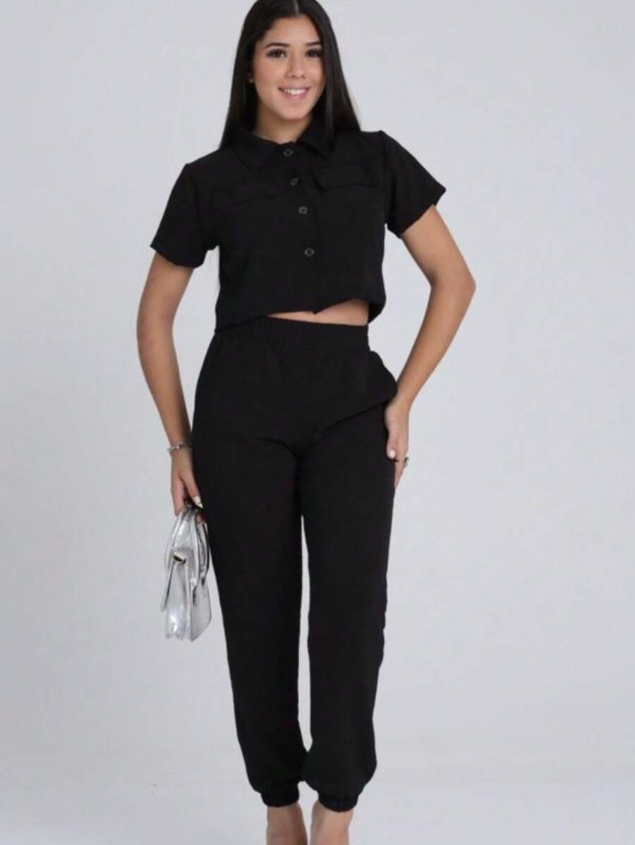 Tween Girls Sets - 黑色 - 查看 1