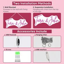 Custom Led Neon Sign Room Decor,Personalized Wedding Neon Sign Valentine's Day Gift ,Festival Neon Sign Home Decoration Wedding Backdrop USB Power.