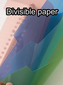 1pc Simple Replaceable Refill A5 Horizontal Lined Notebook For Students, Classroom Note-Taking, Suitable For School Stationery & Writing