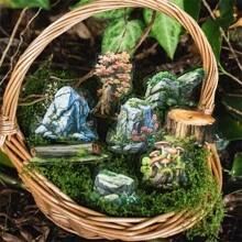 25pcs/Pack Forest Home Series Stickers, Forest Animals Theme DIY Scrapbooking Euro-Style Collage Back To School