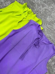 Women Tops - Màu Mù tạt vàng - Xem 3