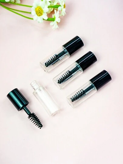 1pc/5pcs/10pcs 3ml Mascara Empty Tube, Injection Molding Transparent, Refillable Diy Cosmetics Reusable Sample Bottles,Clear, Small, Suitable For Travel Cosmetics Dispenser,Makeup,Cheap,Room Decor,Vanity,Travel,Bedroom,Makeup Accessories,Cheap,Stocking Stuffers,Makeup,Makeup Tools,Cheap Stuff,Gifts,Gifts For Women,Christmas Gifts