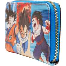 Dragon Ball Cartera Trio  Loungefly - Cartera Licencia Oficial - Cartera Diseño Moderno Y Elegante - Espacio Para Tarjetas - Compacta Y Funcional - Cierre Seguro Y Duradero - Multicolor - Ver 3