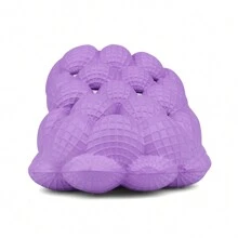 Unisex Bubble Slides |Funny Golf Ball Slides| Lightweight Foam Shower Shoes Men|Comfortable Womens Slippers|Stylish Non-Slip Soles - Màu tím - Xem 7