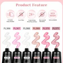 4 LILY 9 Peças/Conjunto Kit de Gel de Unha Poli Claro Rosa, Gel de Unha Poli Duradouro, Kit de Extensão de Gel de Unha Poli para Iniciantes - Multicolorido - Visão 6