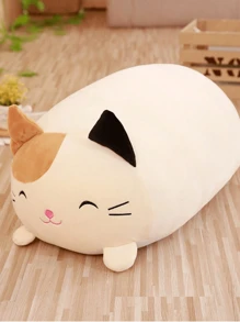 1pc Cartoon Cat Plush Doll, Stuffed Animal, Ornament Gift - Multicolor - View 5