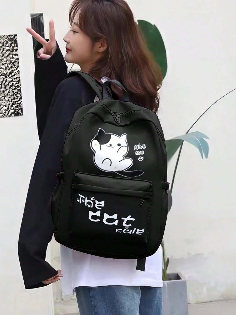Women Functional Backpacks - 黑色 - 查看 1