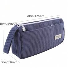 Estuche de lápices con gran capacidad y diseño multifuncional - Amplio almacenamiento organizado, bolsa de lápices conveniente - Perfecto para estudiantes de secundaria y preparatoria - Multicolor - Ver 3