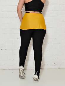 Women Sports Pants - Vàng - Xem 3