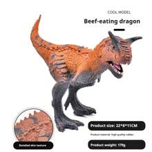 1-76 piezas Conjunto de juguetes de dinosaurios jurásicos, figuras realistas de dinosaurios de plástico blando como Triceratops, T-Rex, Pteranodon y otros, regalos educativos para fiesta de cumpleaños - Multicolor - Ver 17