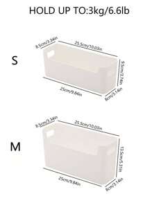 1 hộp lưu trữ treo tường màu trơn - trắng - Xem 2