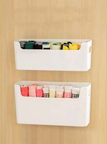 1 hộp lưu trữ treo tường màu trơn - trắng - Xem 1