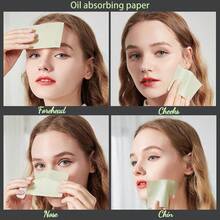 100 tờ giấy thấm dầu cầm tay dành cho da dầu - Sảng khoái, không chứa cồn, Unisex - Nhiều màu - Xem 5