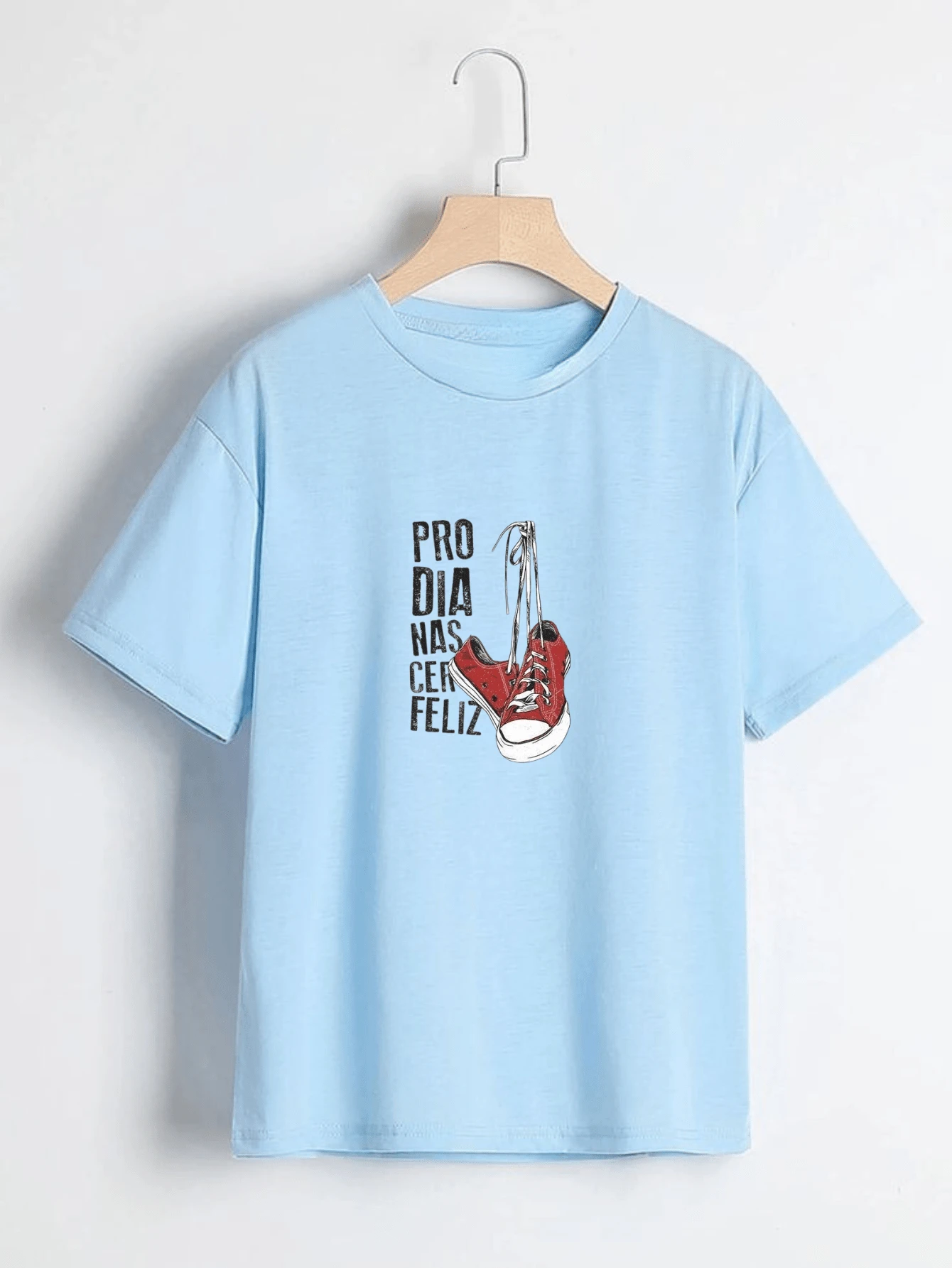 Men T-Shirts - 淺藍色 - 查看 1