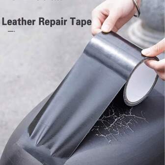 皮革修復膠帶，自粘皮革修補貼片，適用於沙發，汽車座椅，沙發，手提包，家具，駕駛座椅，皮革用品修補膠帶，極高耐久修復膠帶，可自行使用，適用於工業與專業使用。